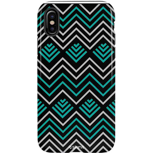 Techno Chevron iPhone XS Pro Case