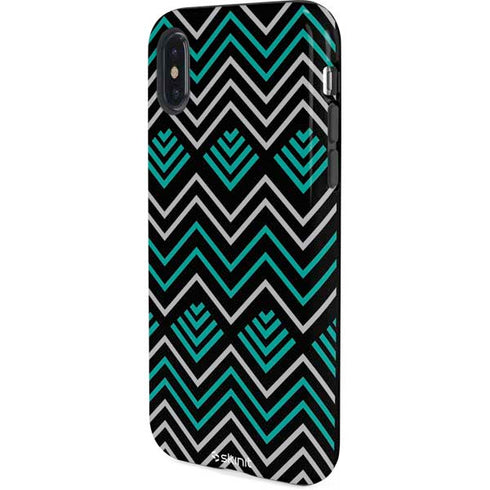 Techno Chevron iPhone XS Pro Case