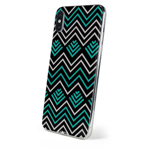 Techno Chevron iPhone XS Skin