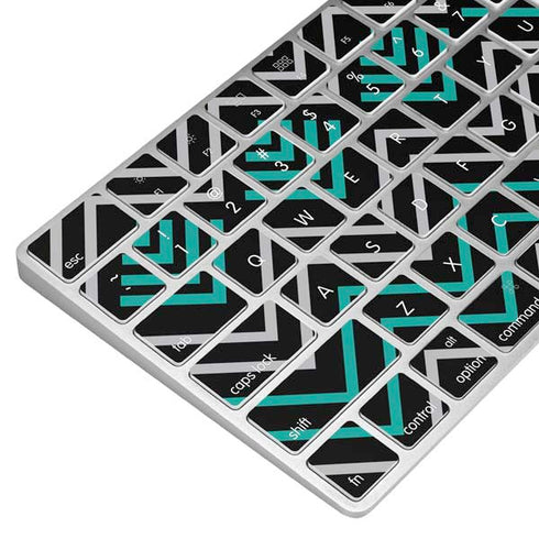Techno Chevron Magic Keyboard Skin