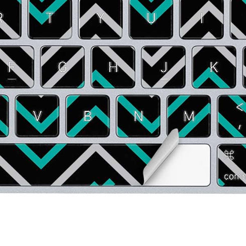 Techno Chevron Magic Keyboard Skin