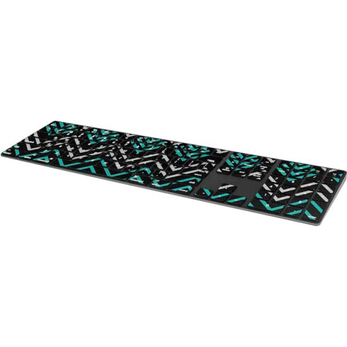 Techno Chevron Magic Keyboard with Numeric Keypad Skin