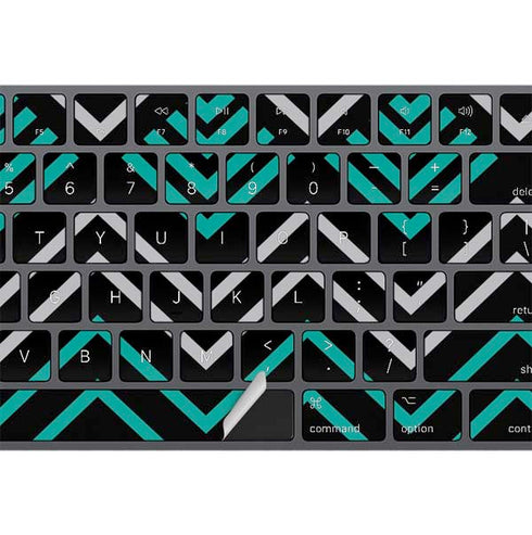 Techno Chevron Magic Keyboard with Numeric Keypad Skin