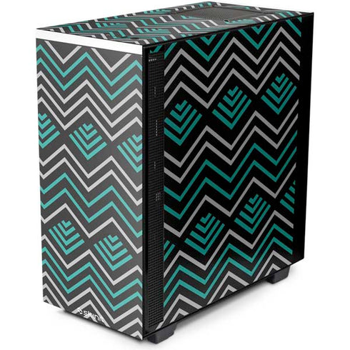 Techno Chevron NZXT H510 Compact ATX Mid-Tower Case Skin