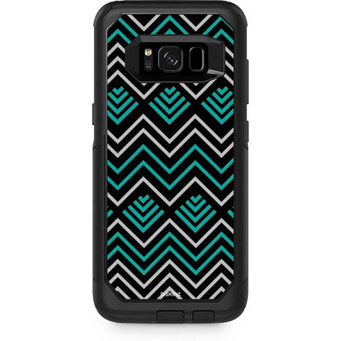 Techno Chevron Otterbox Commuter Galaxy Skin