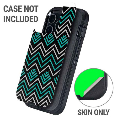 Techno Chevron Otterbox Defender iPhone Skin