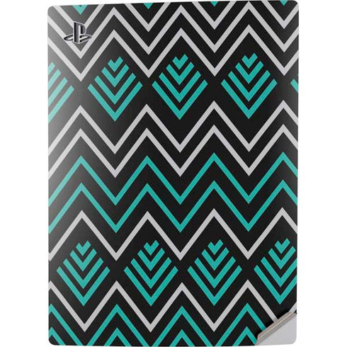 Techno Chevron PS5 Digital Edition Console Skin