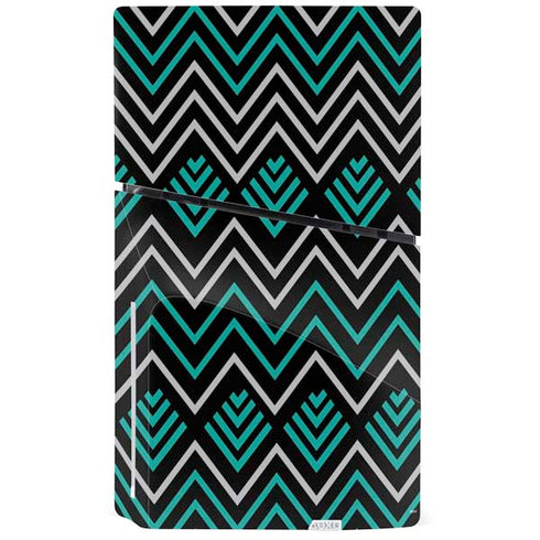 Techno Chevron PS5 Slim Disk Console Skin