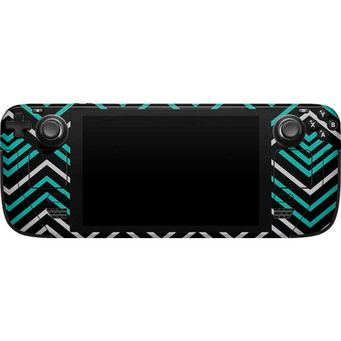 Techno Chevron Steam Deck Handheld Gaming Computer Skin