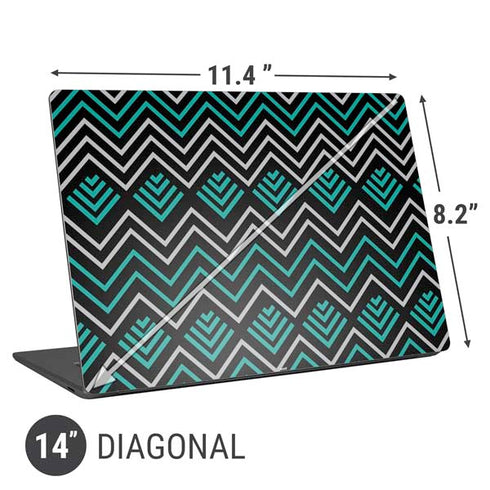 Techno Chevron Universal Laptop 14in (11.4 x 8.2in) Skin