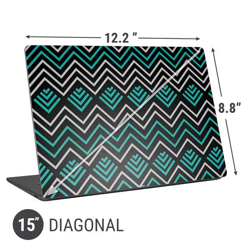 Techno Chevron Universal Laptop 15in (12.2 x 8.8in) Skin