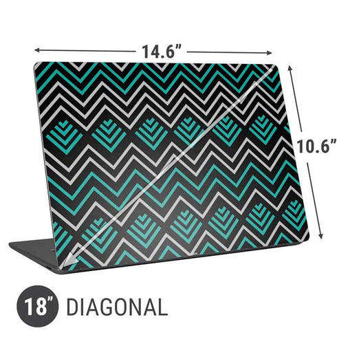 Techno Chevron Universal Laptop 18in (14.6 x 10.6in) Skin