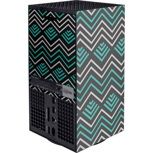 Techno Chevron Xbox Series X Console Skin