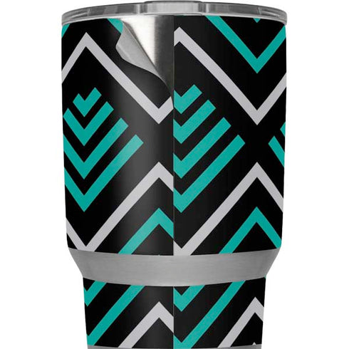 Techno Chevron Yeti 20oz Tumbler Skin