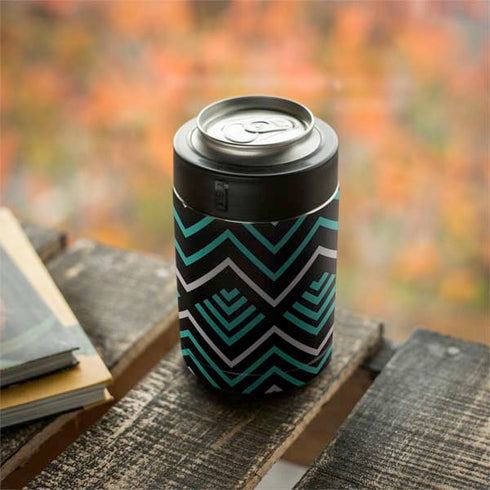 Techno Chevron Yeti Colster Can Insulator Skin