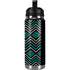 Techno Chevron YETI Rambler 26oz Bottle Skin