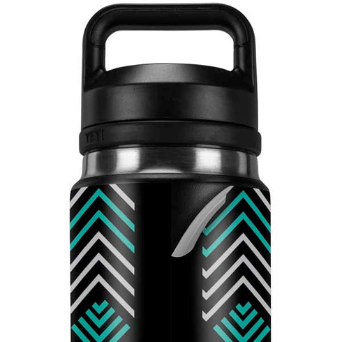 Techno Chevron YETI Rambler 26oz Bottle Skin