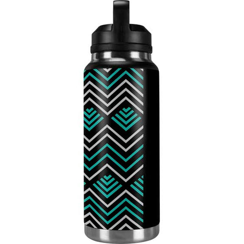 Techno Chevron YETI Rambler 36oz Bottle Skin