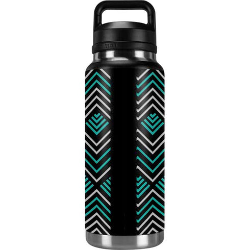 Techno Chevron YETI Rambler 36oz Bottle Skin