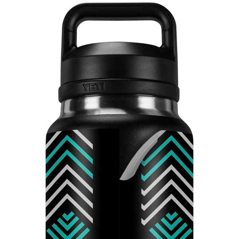 Techno Chevron YETI Rambler 36oz Bottle Skin