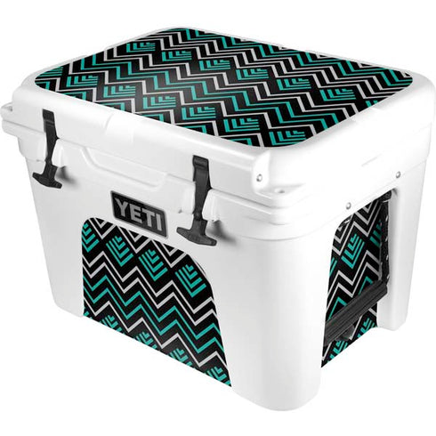 Techno Chevron YETI Tundra 35 Hard Cooler Skin