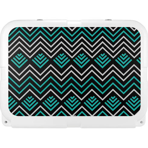Techno Chevron YETI Tundra 35 Hard Cooler Skin