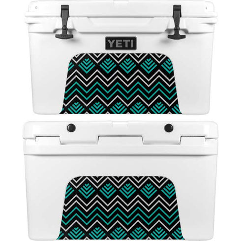 Techno Chevron YETI Tundra 45 Hard Cooler Skin