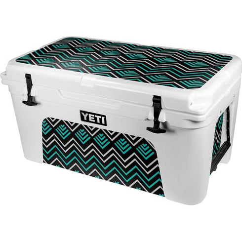 Techno Chevron YETI Tundra 65 Hard Cooler Skin