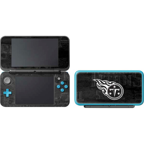 NFL Tennessee Titans Black & White Nintendo 2DS XL (2017) Skin