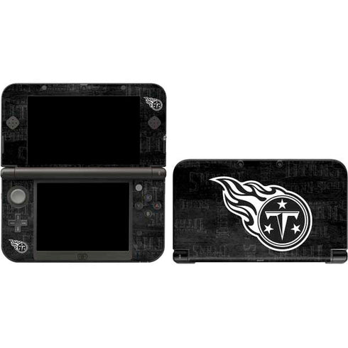 NFL Tennessee Titans Black & White 3DS XL 2015 Skin