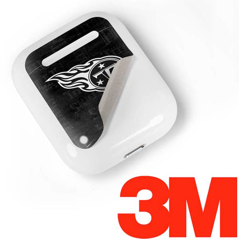 NFL Tennessee Titans Black & White Apple AirPods Skin