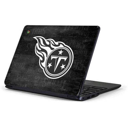 NFL Tennessee Titans Black & White Samsung Chromebook Skin