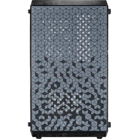 NFL Tennessee Titans Black & White Cooler Master MasterBox Q300L Mini Tower Skin