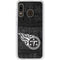 NFL Tennessee Titans Black & White Galaxy A20 Clear Case