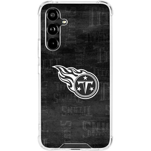 NFL Tennessee Titans Black & White Galaxy A54 5G Clear Case