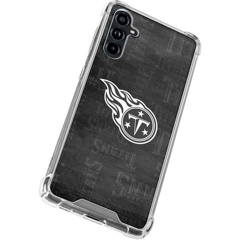 NFL Tennessee Titans Black & White Galaxy A54 5G Clear Case
