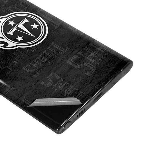 NFL Tennessee Titans Black & White Galaxy Note 10 Skin