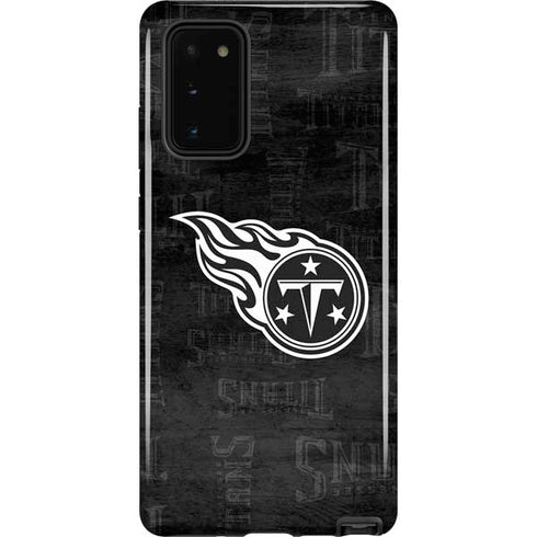 NFL Tennessee Titans Black & White Galaxy Note20 5G Pro Case