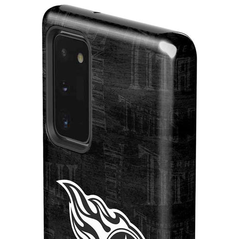 NFL Tennessee Titans Black & White Galaxy Note20 5G Pro Case