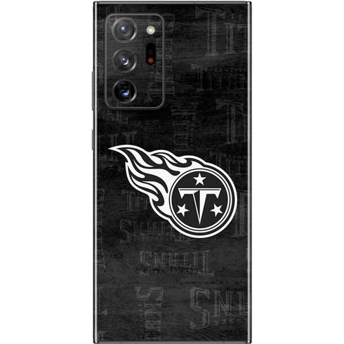 NFL Tennessee Titans Black & White Galaxy Note20 Ultra 5G Skin