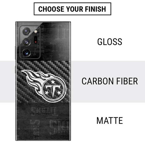 NFL Tennessee Titans Black & White Galaxy Note20 Ultra 5G Skin