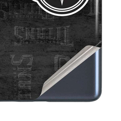 NFL Tennessee Titans Black & White Galaxy S20 Fan Edition Skin