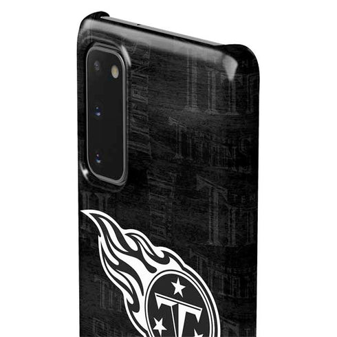 NFL Tennessee Titans Black & White Galaxy S20 Lite Case