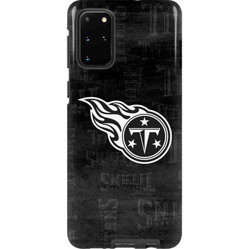 NFL Tennessee Titans Black & White Galaxy S20 Plus Pro Case