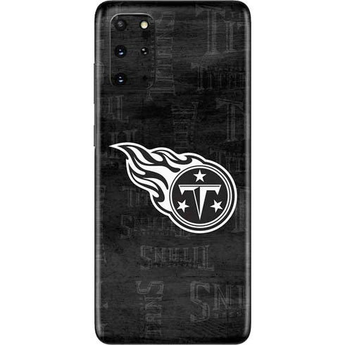 NFL Tennessee Titans Black & White Galaxy S20 Plus Skin