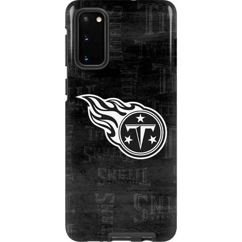 NFL Tennessee Titans Black & White Galaxy S20 Pro Case