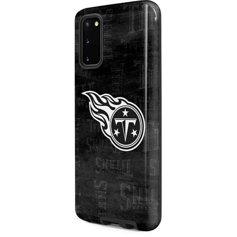 NFL Tennessee Titans Black & White Galaxy S20 Pro Case