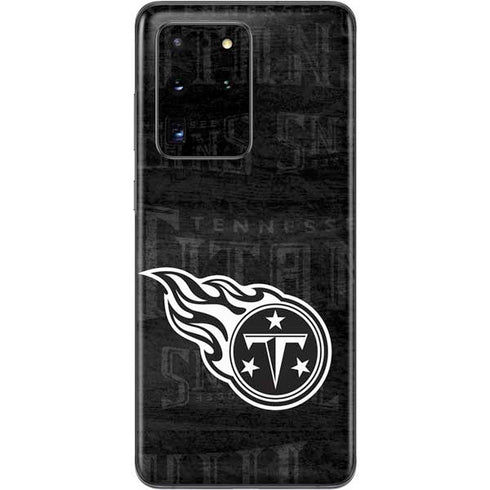 NFL Tennessee Titans Black & White Galaxy S20 Ultra 5G Skin