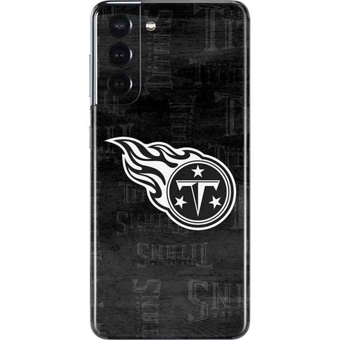 NFL Tennessee Titans Black & White Galaxy S21 5G Skin