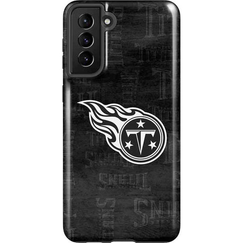 NFL Tennessee Titans Black & White Galaxy S21 Plus 5G Pro Case